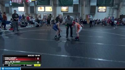 84-90 lbs Round 2 - Cole Davey, Barn Brothers vs Declan Blaney, NOVA WC