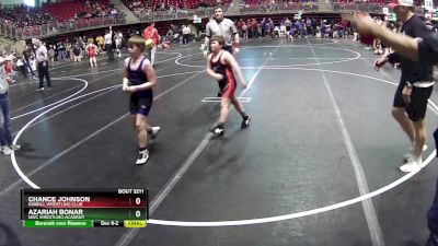 105 lbs Quarterfinal - Chance Johnson, Kimball Wrestling Club vs Azariah Bonar, MWC Wrestling Academy