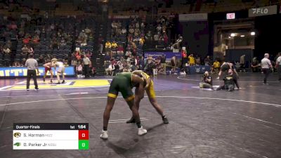 184 lbs Quarterfinal - Sean Harman, Missouri vs Deanthony Parker Jr, ND State