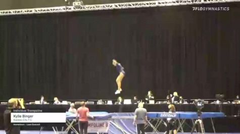 Kylie Binger - Individual Trampoline, Kansas City T C - 2021 USA Gymnastics Championships