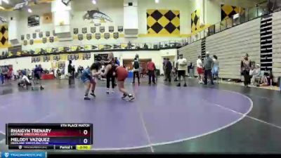 185 lbs 5th Place Match - Rhaigyn Trenary, Eastside Wrestling Club vs Melody Vazquez, Highland Wrestling Club