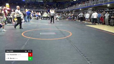 100 lbs Round Of 16 - Grayson Hostetter, Oxford vs Roy Barak, Bishop McCort