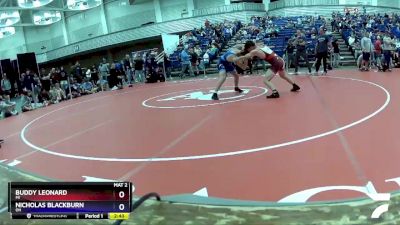 138 lbs Champ. Round 3 - Buddy Leonard, MI vs Nicholas Blackburn, OH