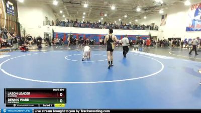 145 lbs Cons. Round 2 - Dennis Ward, Pocatello vs Jason Leader, Hanford