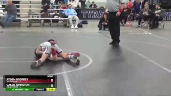 60 lbs Finals (2 Team) - Ayden Godfrey, Joker Squad vs Caleb Johnston, Roughhouse