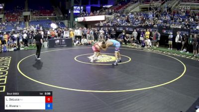 120 lbs Semis - Leo DeLuca, New Jersey vs Ethan Rivera, Florida