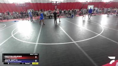 220 lbs Quarterfinal - Preston Krueger, Aviators Wrestling vs Jonte Watt Ii, Askren Wrestling Academy