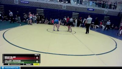 235 lbs Round 4 - Callen Jackson, Grangeville Youth Wrestling vs Brad Blair, Unaffiliated