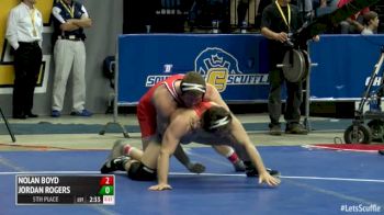 184 5th Place - Nolan Boyd, Oklahoma State vs Jordan Rogers, Oklahoma State