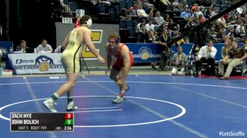 197 5th Place - John Bolich, Lehigh vs Zach Nye, Virginia