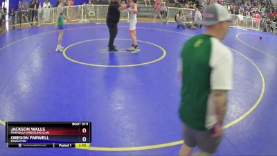 132 lbs Cons. Round 2 - Jackson Walls, Peninsula Wrestling Club vs Oregon Farwell, Pendleton