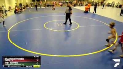 80 lbs Placement (4 Team) - Braxton Petersen, TMBWWG vs Kain Romano, LSH (LeSueur/Henderson)