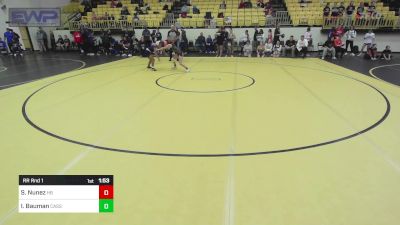 105 lbs Rr Rnd 1 - Serina Nunez, Har-Ber High School vs Isabella Bauman, Cassville