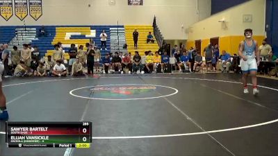 285 lbs Finals (8 Team) - Sawyer Bartelt, South Dade vs Elijah Vansickle, Osceola (Kissimmee)