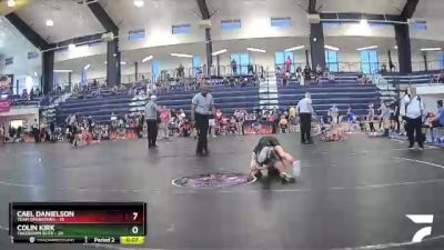 75 lbs Round 1 (8 Team) - Isaiah Stout, Takedown Elite vs Hope Widman, Team Operators