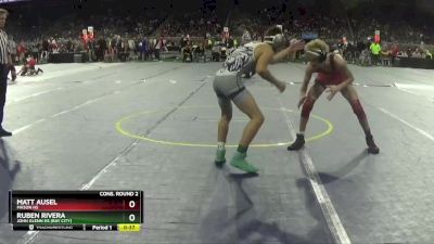 D2-113 lbs Cons. Round 2 - Matt Ausel, Mason HS vs Ruben Rivera, John Glenn HS (Bay City)