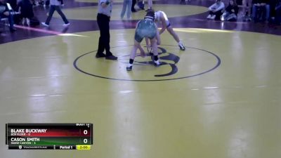 144 lbs Round 3 (8 Team) - Cason Smith, Snow Canyon vs Blake Buckway, Box Elder