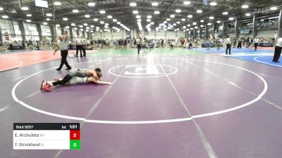 160 lbs Round Of 128 - Ezra Archuleta, WY vs Tyler Strickland, SC