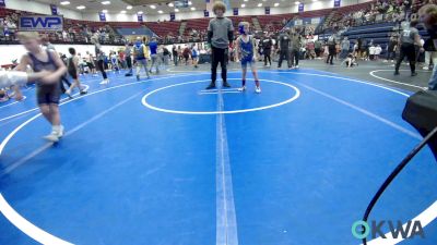 58 lbs Consi Of 8 #1 - Rowen Jones, Bridge Creek Youth Wrestling vs Jonathan Mabie, Choctaw Ironman Youth Wrestling