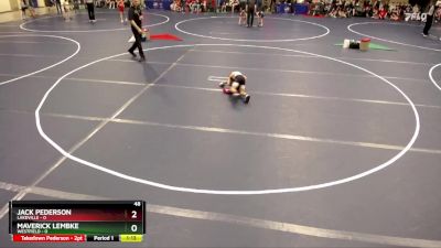 48 lbs Round 3 (4 Team) - Jack Pederson, Lakeville vs Maverick Lembke, Westfield