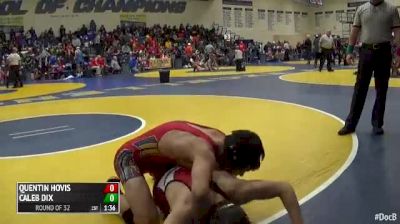 145 Round of 32 - Caleb Dix, North Medford-OR vs Quentin Hovis, Seton Catholic Prep-AZ