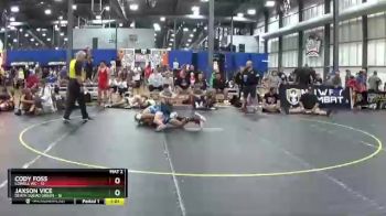 120 lbs Round 4 (6 Team) - Cody Foss, Lowell WC vs Jaxson Vice, Death Squad Green