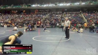 4A 170 lbs Quarterfinal - Bennett DiCarlo, Weddington vs Connor Reese, T.C. Roberson