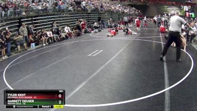 195 lbs Round 2 (6 Team) - Garrett Deuser, Indiana Gold vs Tyler Kent, Oklahoma Elite Orange