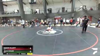 138 lbs Cons. Round 3 - Mason Elliott, WA vs Race Scalici, WA