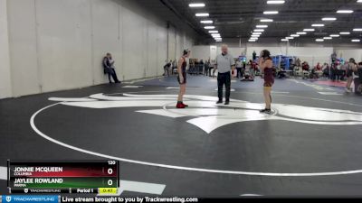 120 lbs Cons. Round 2 - Jaylee Rowland, Parma vs Jonnie McQueen, Columbia