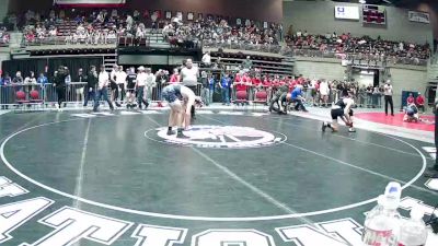 1A 165 lbs Quarterfinal - Monty Morrison, Piute vs Jackson Wright, Panguitch