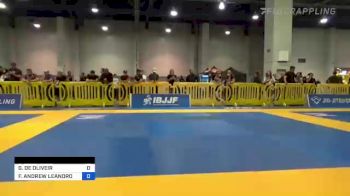 GABRIEL DE OLIVEIR vs FELLIPE ANDREW LEANDRO SILVA 2022 American National IBJJF Jiu-Jitsu Championship