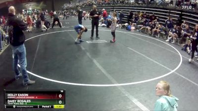 73 lbs Finals (8 Team) - Holly Eason, Kansas Lavendar Dragon vs Daisy Rosales, Team Texas Red