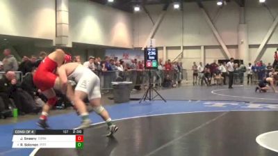 285 lbs Consi of 4 - Jeramy Sweany, Cornell University vs Ryan Solomon, Pitt