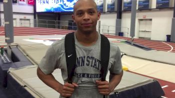 Xavier Smith breaks the PSU 60m school record