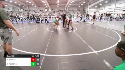 152 lbs Quarterfinal - Gabby Reid, Misfits Girls Wrestling vs Alicia Tucker, Illinois Cornstars - Wendy