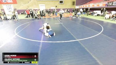 105 lbs 5th Place Match - Addie Morse, Oklahoma vs Mileena Notaro, Nebraska Wrestling Training Center