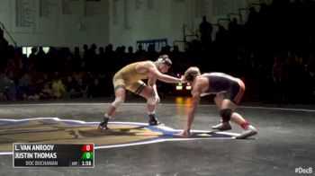 160 Finals - Justin Thomas, Calvary Chapel-Santa Ana vs Layne Van Anrooy, Roseburg-OR
