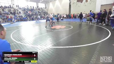 162 Boys Cons. Round 3 - Dyllan Irmen, Rancho Bernardo vs Rahman Ferguson, San Ysidro