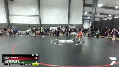 105 lbs 3rd Place Match - Pace Paddock, NWWC vs Jackson Kerns, Askeo International Mat Club