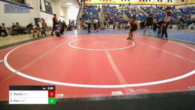 83-86 lbs Quarterfinal - Chris Tsosie, Claremore Wrestling Club vs Alexander Kerr, Bartlesville Wrestling Club