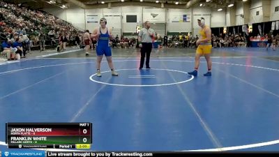 285 lbs Semis & 1st Wrestleback (8 Team) - Franklin White, Millard North vs Jaxon Halverson, North Platte