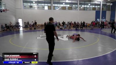 85 lbs Round 3 - Ryan Schneider, South Side Wrestling Club vs Gage Runnels, Interior Grappling Academy