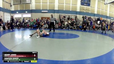 98 lbs Round 3 (10 Team) - Dawson Nance, Floyd Wrestling Club vs Henry Jones, Roncalli Wrestling Foundation