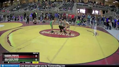 49 lbs Cons. Round 1 - Kaiden Primus, Cornerstone Mat Club vs Grayson Parr, Sweet Home Mat Club