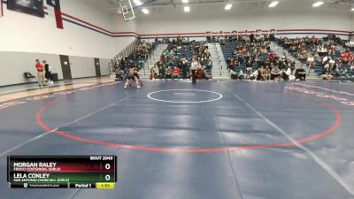 145 lbs Round 1 - Lela Conley, San Antonio Churchill (Girls) vs Morgan Raley, Frisco Centennial (Girls)