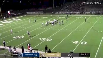 Replay: Crockett vs McCallum | Oct 29 @ 7 PM