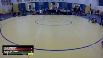 113 lbs Finals (2 Team) - Noah Gregory, Backyard Boyz Black vs Elijah Hattaway, Camden 2