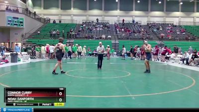 144 lbs Quarters & 1st Wb (16 Team) - Noah Danforth, West Forsyth vs Connor Curry, North Gwinnett