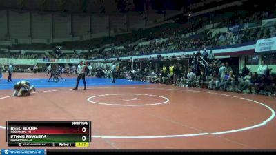 132 lbs Semifinals (16 Team) - Reed Booth, Poquoson vs Ethyn Edwards, Landstown